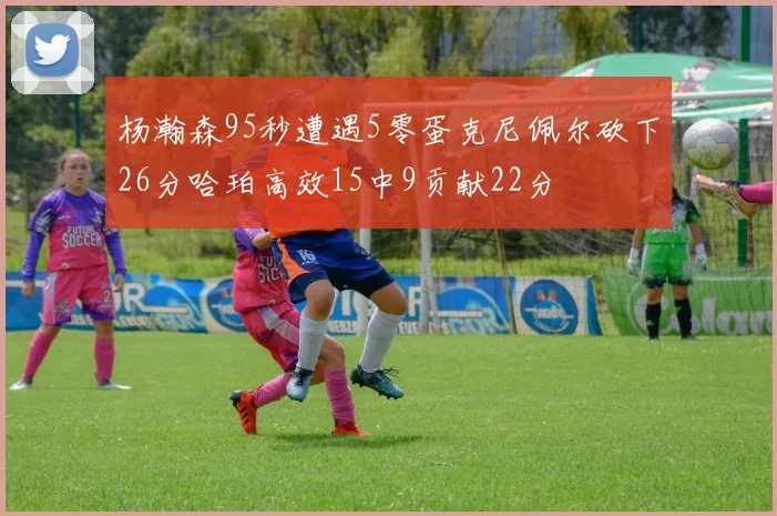 杨瀚森95秒遭遇5零蛋克尼佩尔砍下26分哈珀高效15中9贡献22分